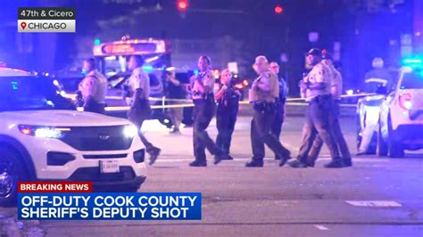 CFD: Off-duty Cook County Sheriff deputy shot in on Chicago's South Side